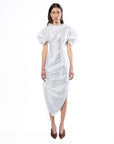 SHINZO Silk Dupion Midi Dress