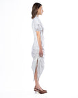 SHINZO Silk Dupion Midi Dress
