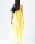AURELIA  pure silk organza  draped dress