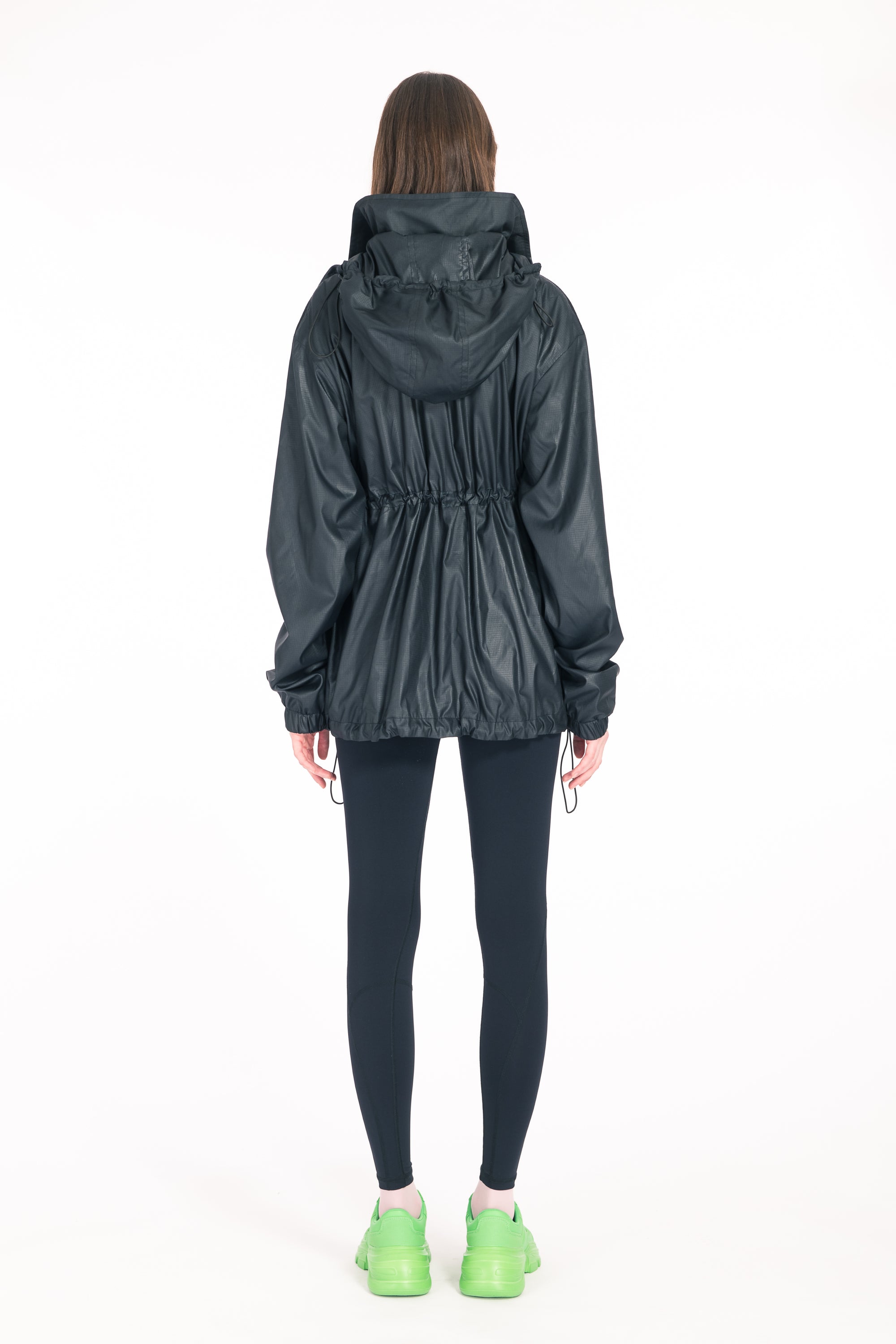 DIANA - BLACK HOODED JACKET