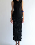 NARA - BLACK CRINCLED SKIRT