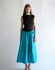 CATHRINE pure silk taffeta skirt