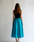 CATHRINE pure silk taffeta skirt