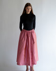 CATHRINE pure silk taffeta skirt
