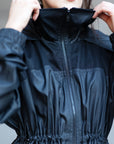 DIANA - BLACK HOODED JACKET