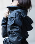 DIANA - BLACK HOODED JACKET