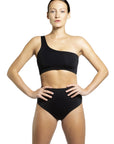Sustainable One Shoulder High Waist Bikini  "OLA"