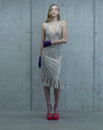 ASYMMETRIC SEQUIN DRESS "AGATHA"