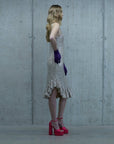 ASYMMETRIC SEQUIN DRESS "AGATHA"
