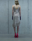 ASYMMETRIC SEQUIN DRESS "AGATHA"