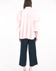 PINK SHIRT WITH RIBBONS