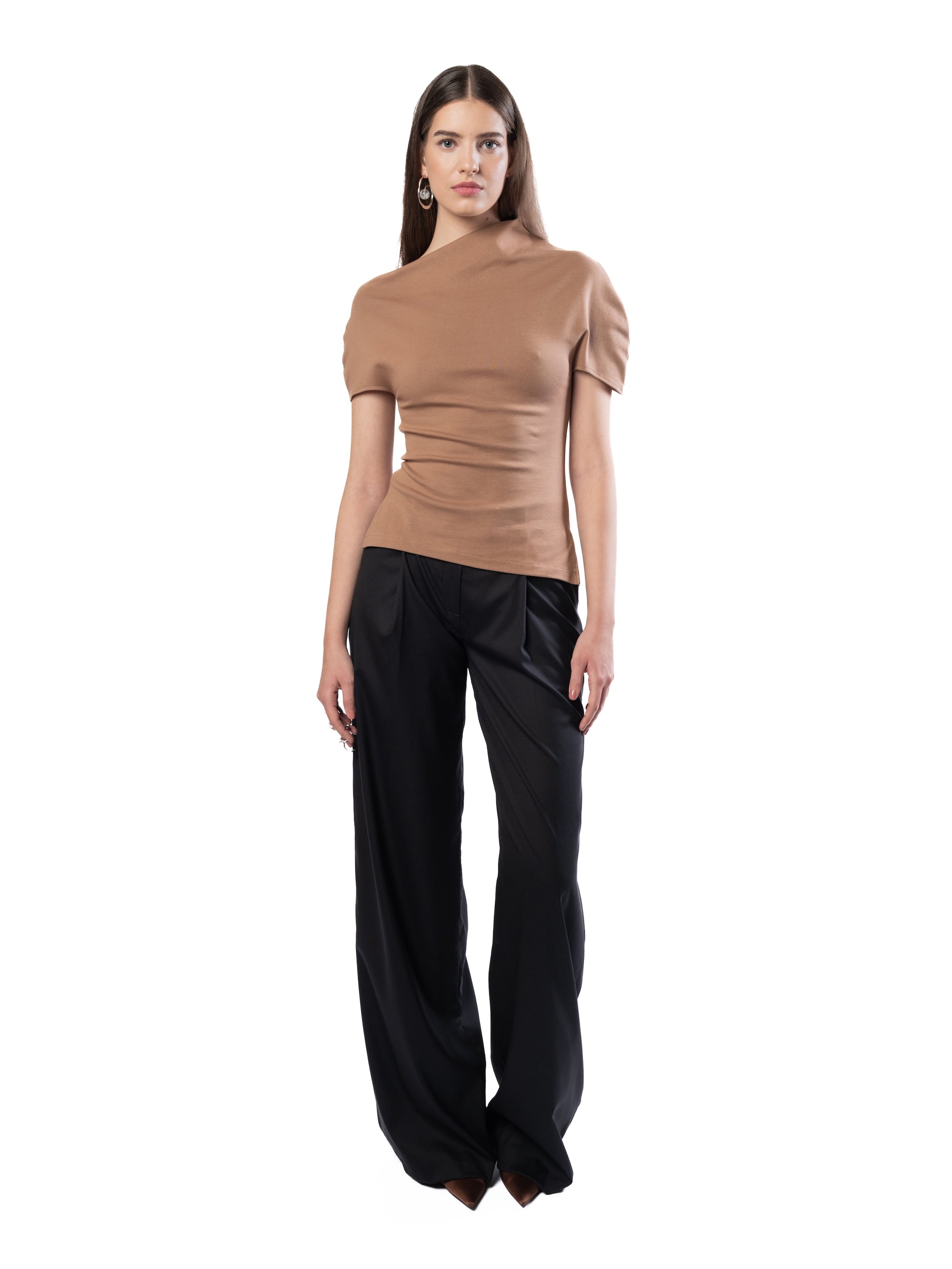 MARI cotton jersey top