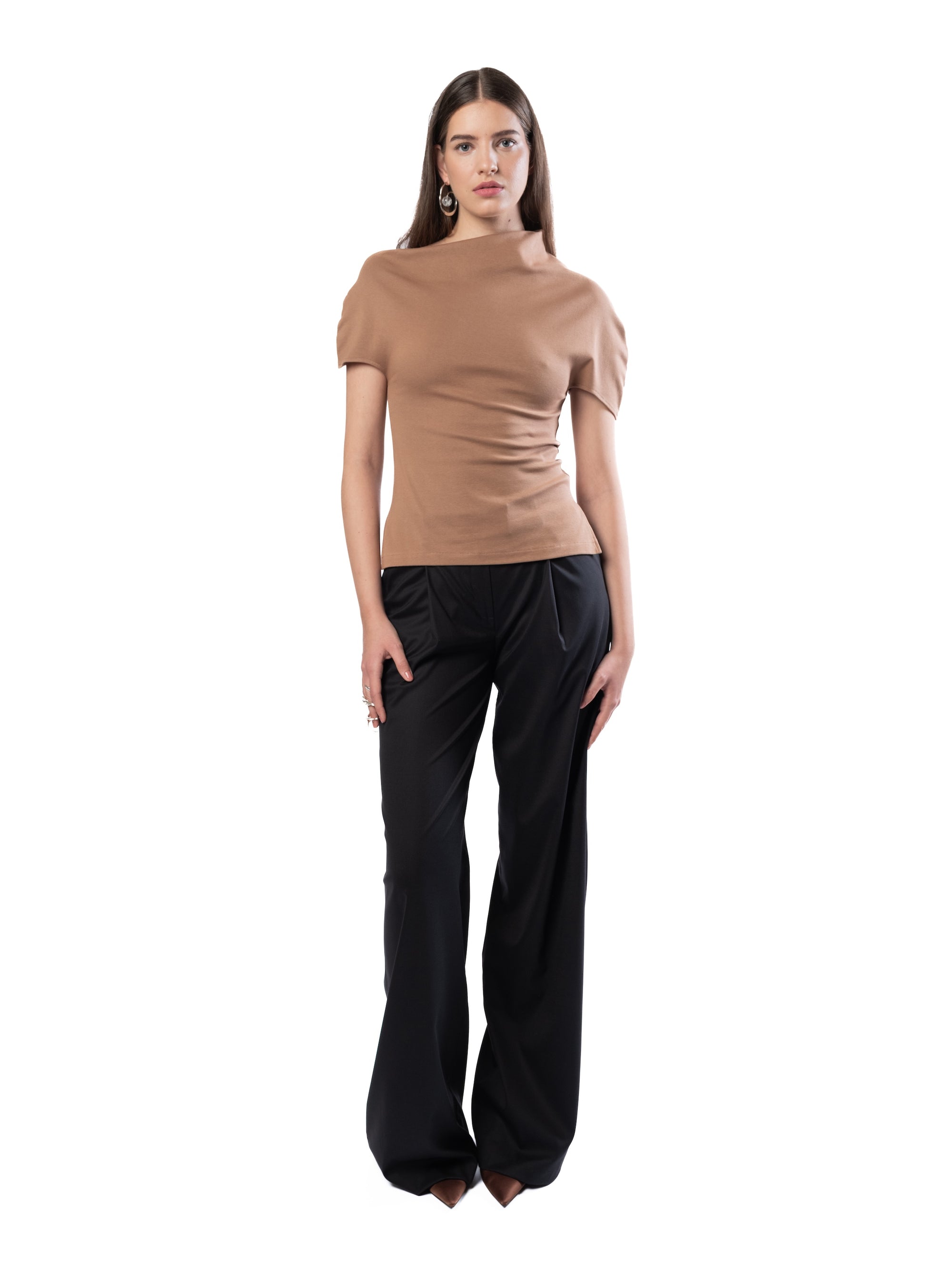 MARI cotton jersey top