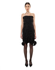 RIKA Sculptural Crinkled Dress