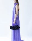 CHLOE ruffled silk chiffon gown with satin lining