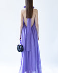 CHLOE ruffled silk chiffon gown with satin lining