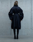 "HARRIET" BELTED PUFF SLEEVES COAT OR DRESS