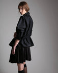 "KARA" LONG SLEEVED SHIRT WITH RUFFLE